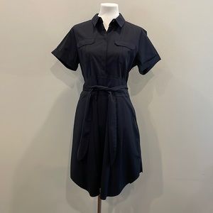 Cynthia Steffe Navy Blue Shirtwaist Dress
